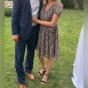 DKNY dress size 4. Worn once. Cheetah print.